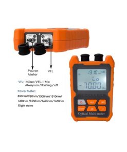 Alternative view of Fiber Optic Cable Tester Portable Optical Power Meter (OPM&VFL) with Laser