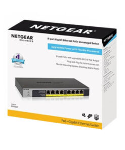 Alternative view of NETGEAR GS108LP 8-Port Gigabit POE Unmanaged Desktop Switch